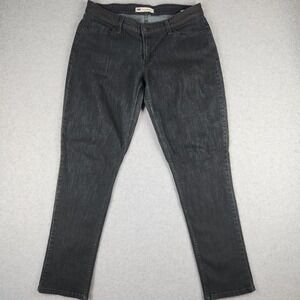 Levi's‎ 524 Too Superlow W33 L31 Black Textured Low Rise Stretch Jean